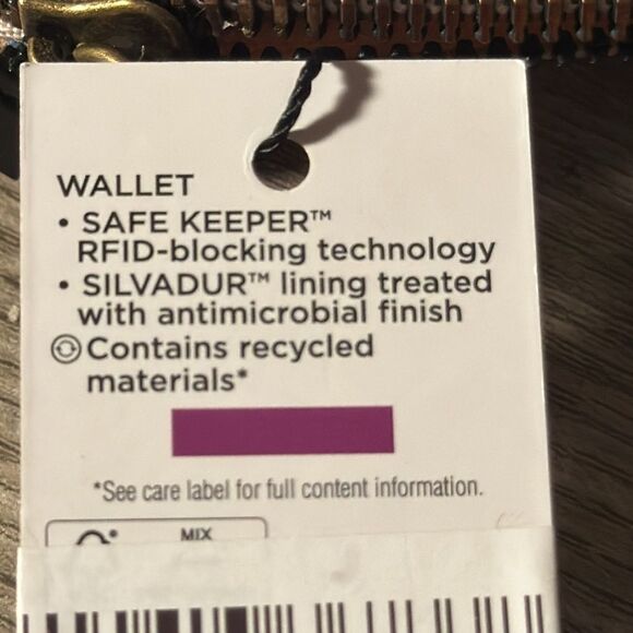 Sonoma safekeeper oversized rfid wallet - Picture 6 of 9